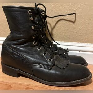 Justin vintage  style 620 boot in black sz 6.5